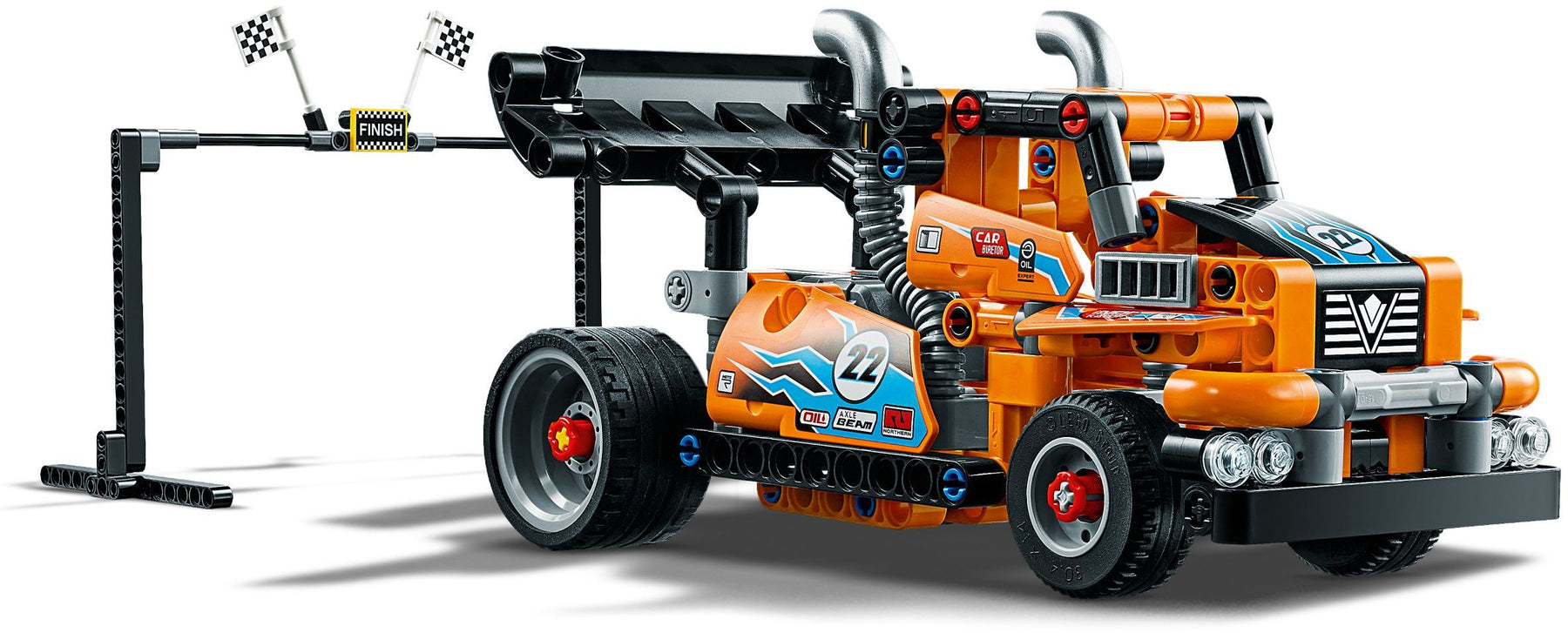 LEGO 42104 Race Truck: Pull-Back Action Toy Car - SuperSaverAU - view 3