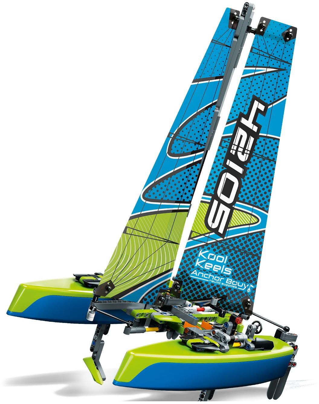 LEGO 42105 Catamaran - Floating Toy Sailboat & Powerboat 2-in-1