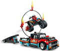 LEGO 42106 Stunt Show Truck & Bike - Pull-Back Motorcycle & Fire Ring - SuperSaverAU - view 2