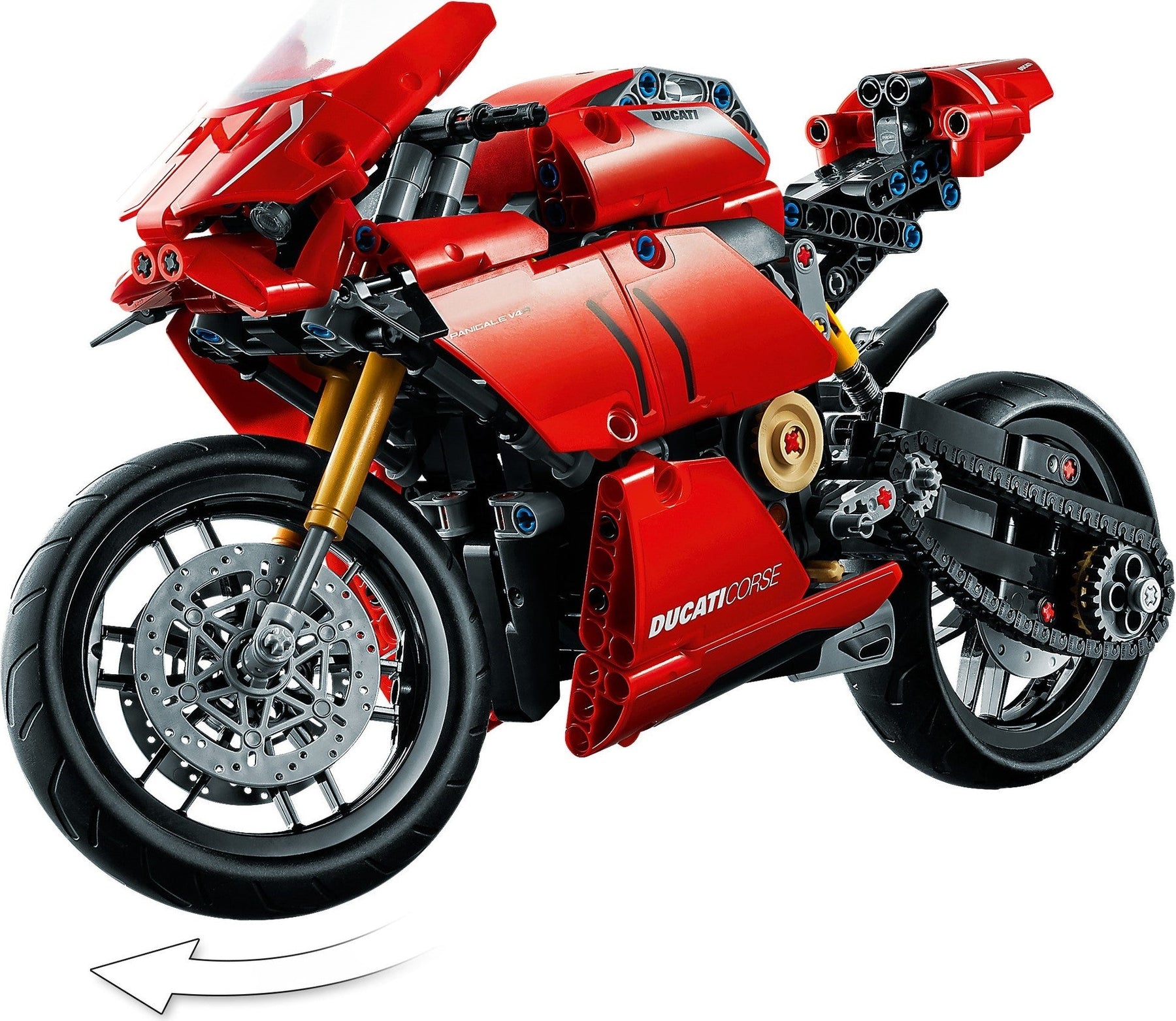 LEGO 42107 Ducati Panigale V4 R Model Motorcycle Kit - SuperSaverAU - view 5