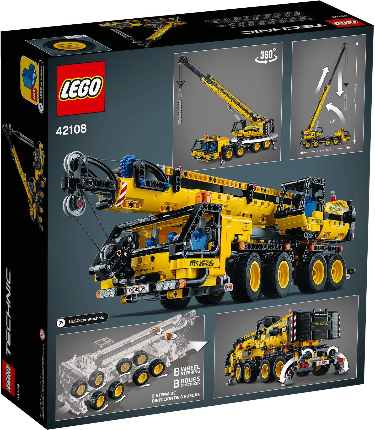 LEGO 42108 Mobile Crane: Build & Explore Engineering - SuperSaverAU - view 4