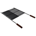Tramontina Churrasco Black BBQ Grill - Nitrocarburized Carbon Steel - Wood Handles - 26494000