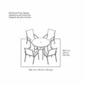 Agio Clearfield Sling Dining Set 5 Piece