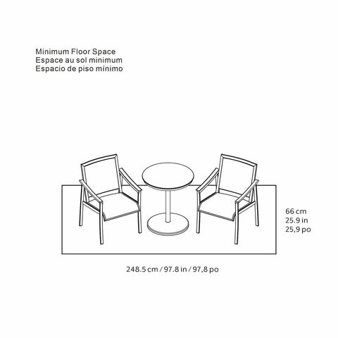 Agio Stinsley Bistro Set 3 Piece