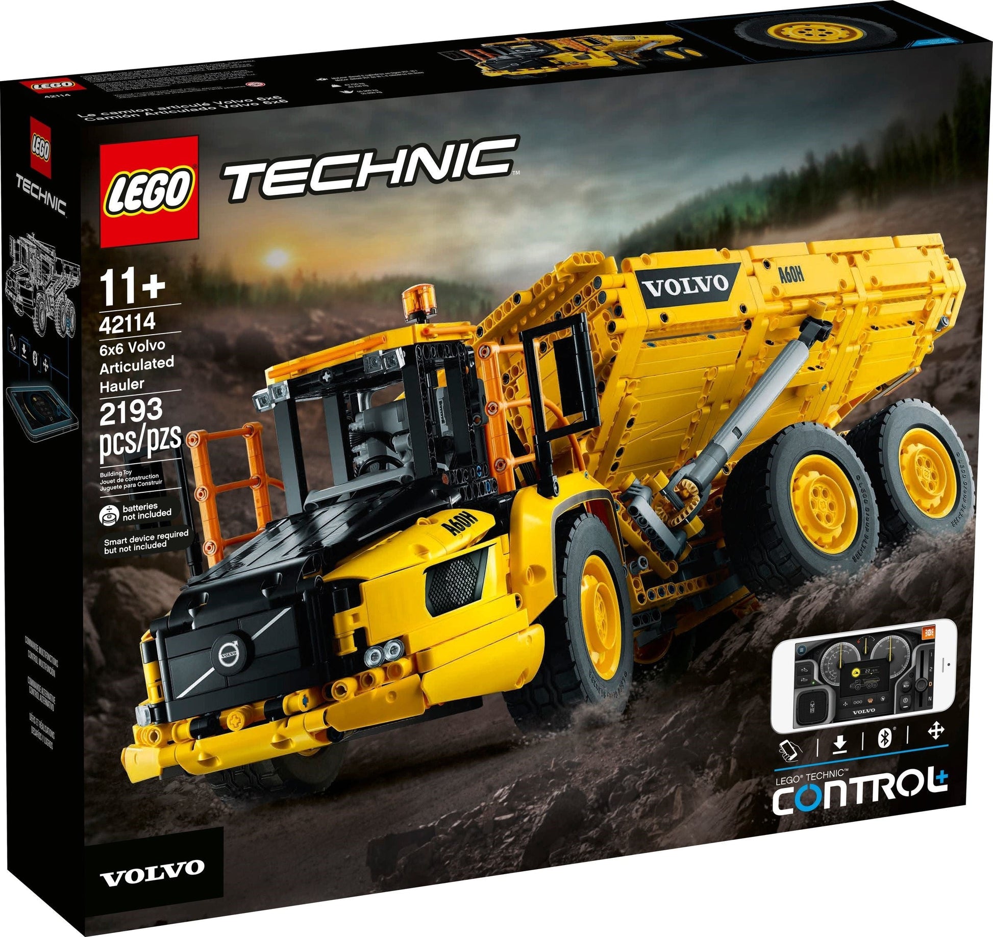 LEGO Technic Series 42114 6x6 Volvo Articulated Hauler- Auzzi Store