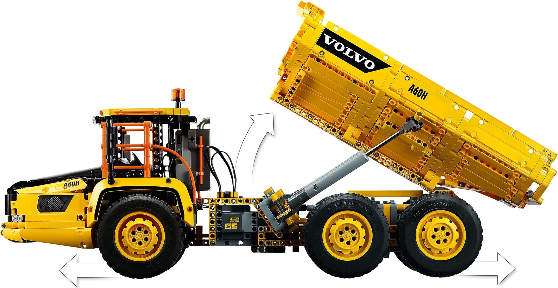LEGO Technic Series 42114 6x6 Volvo Articulated Hauler- Auzzi Store