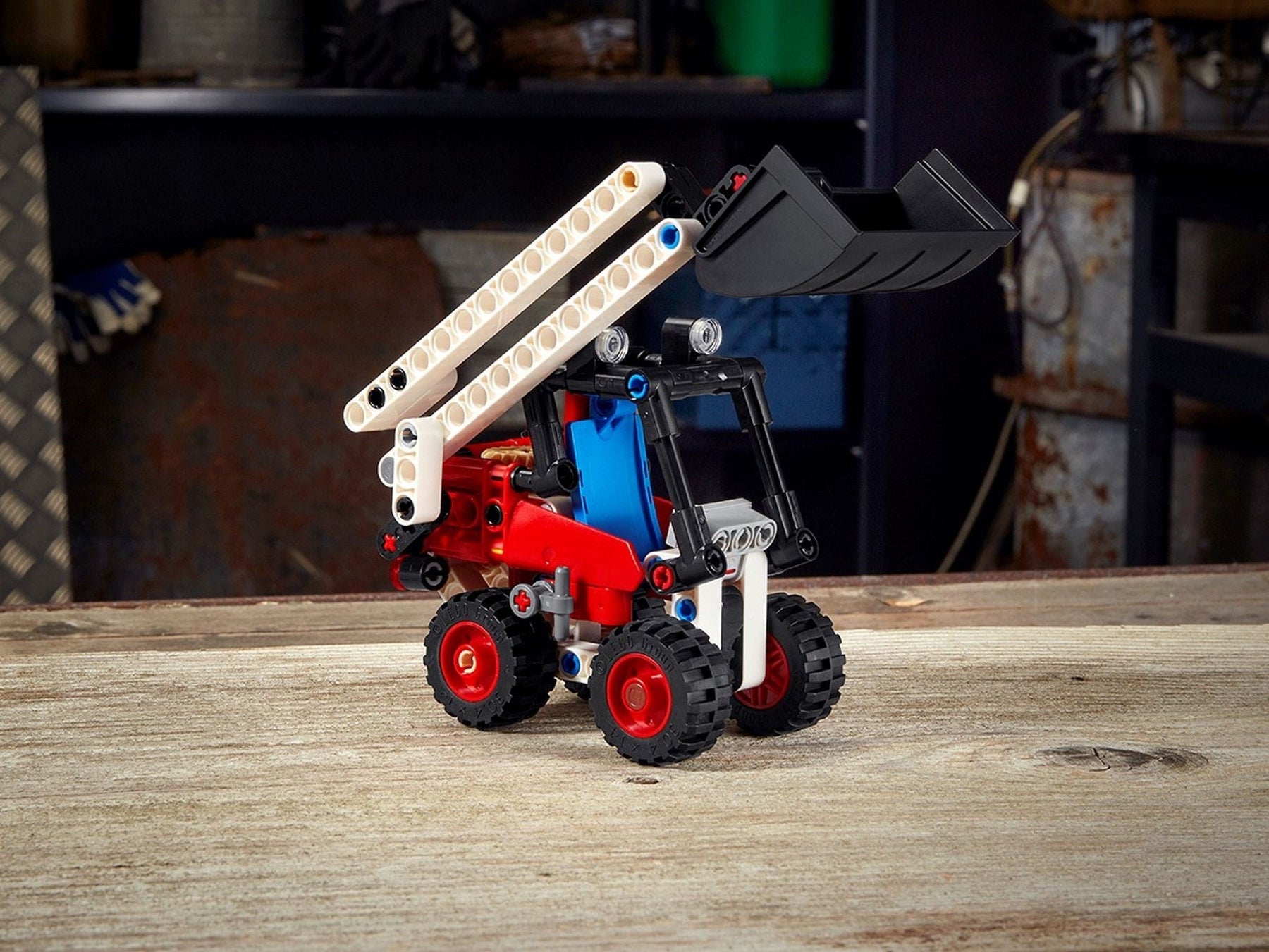 LEGO 42116 Skid Steer Loader & Hot Rod 2-in-1 Building Kit - SuperSaverAU - view 2