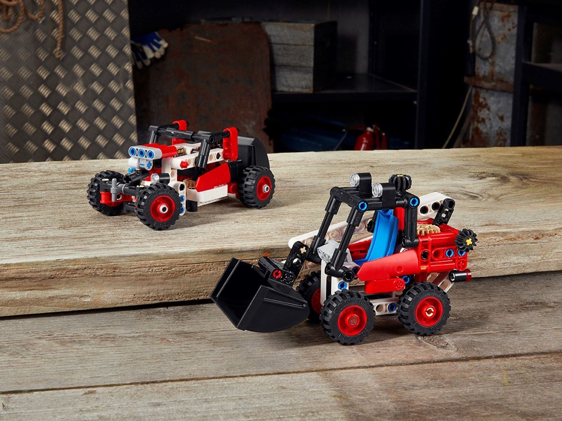 LEGO 42116 Skid Steer Loader & Hot Rod 2-in-1 Building Kit - SuperSaverAU - view 5
