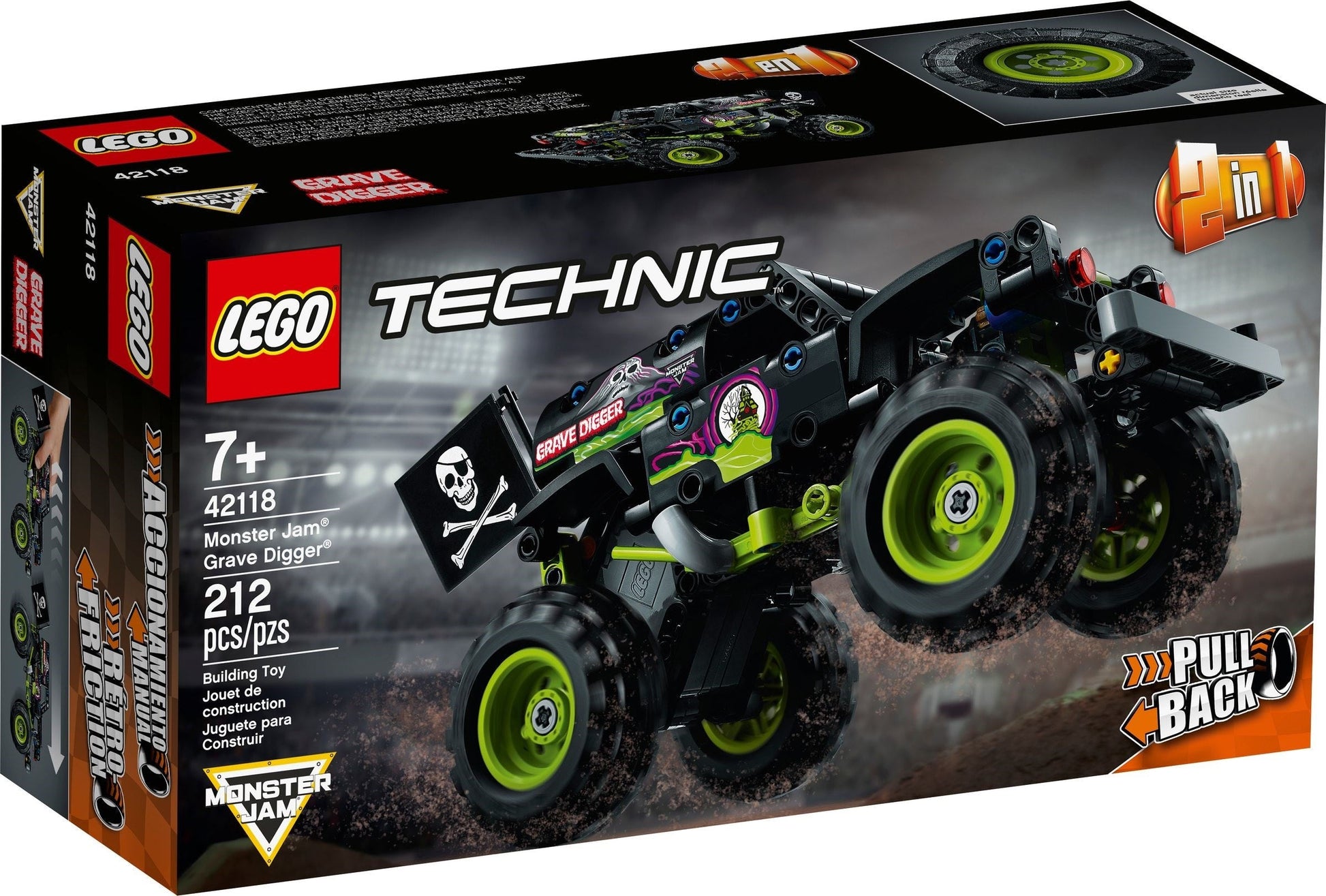 LEGO Technic Series 42118 Monster Jam Grave Digger- Auzzi Store