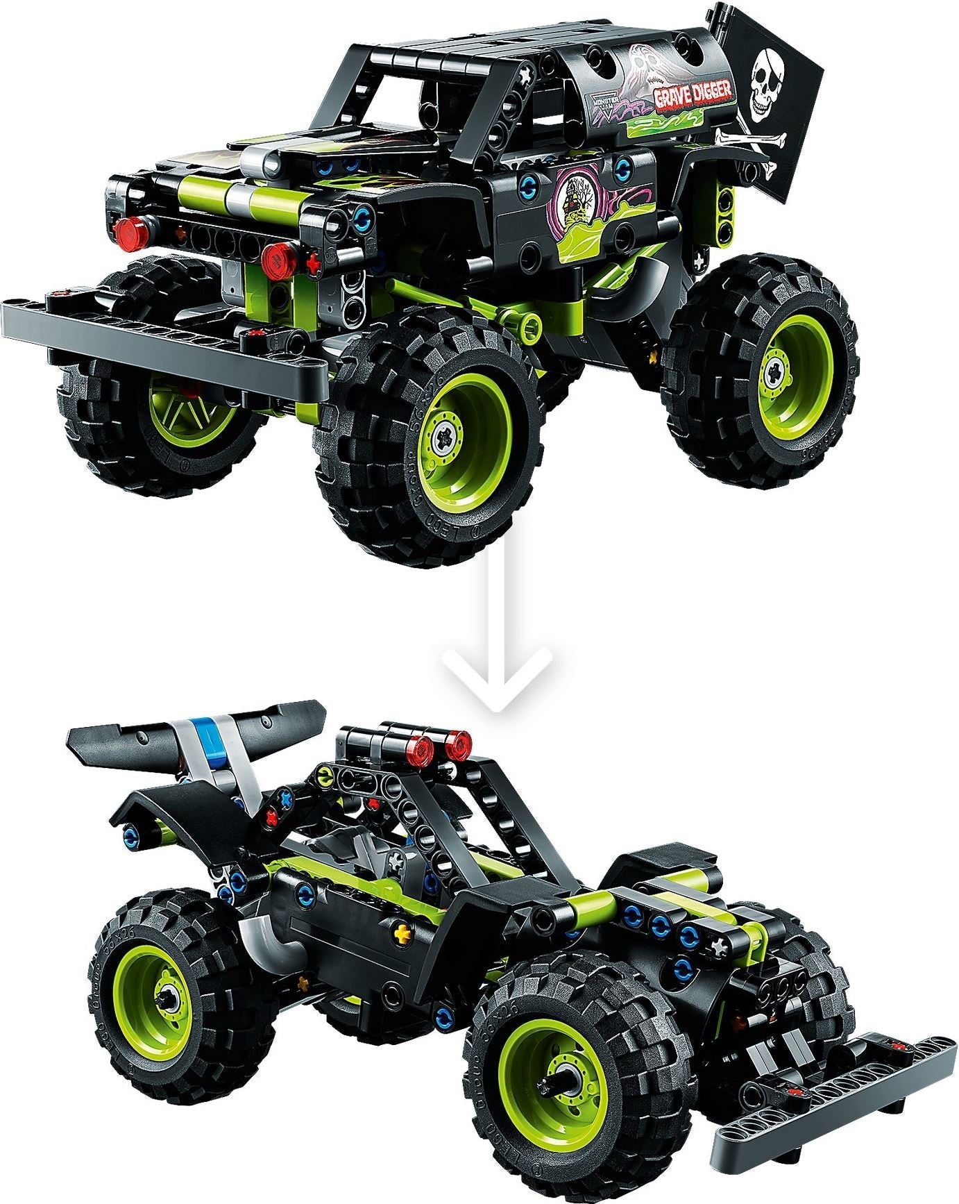 LEGO Technic Series 42118 Monster Jam Grave Digger- Auzzi Store