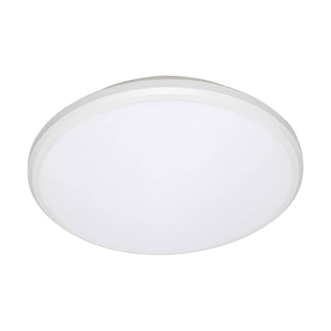 Brilliant 30cm Tri Colour IP54 Kleo Slimline LED Oyster Ceiling Light - 2000 Lumens - White - SuperSaverAU - view 1