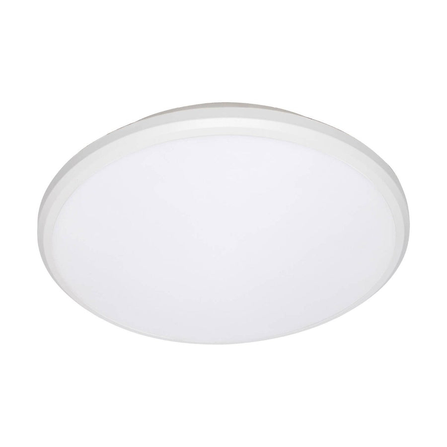 Brilliant 30cm Tri Colour IP54 Kleo Slimline LED Oyster Ceiling Light - 2000 Lumens - White - SuperSaverAU - view 1