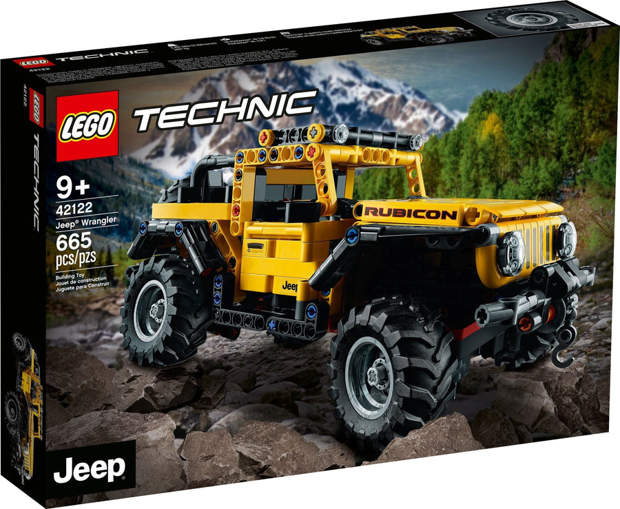 LEGO 42122 Technic Jeep Wrangler 4x4 Toy Car, Off Roader SUV Model Building Set - SuperSaverAU - view 1