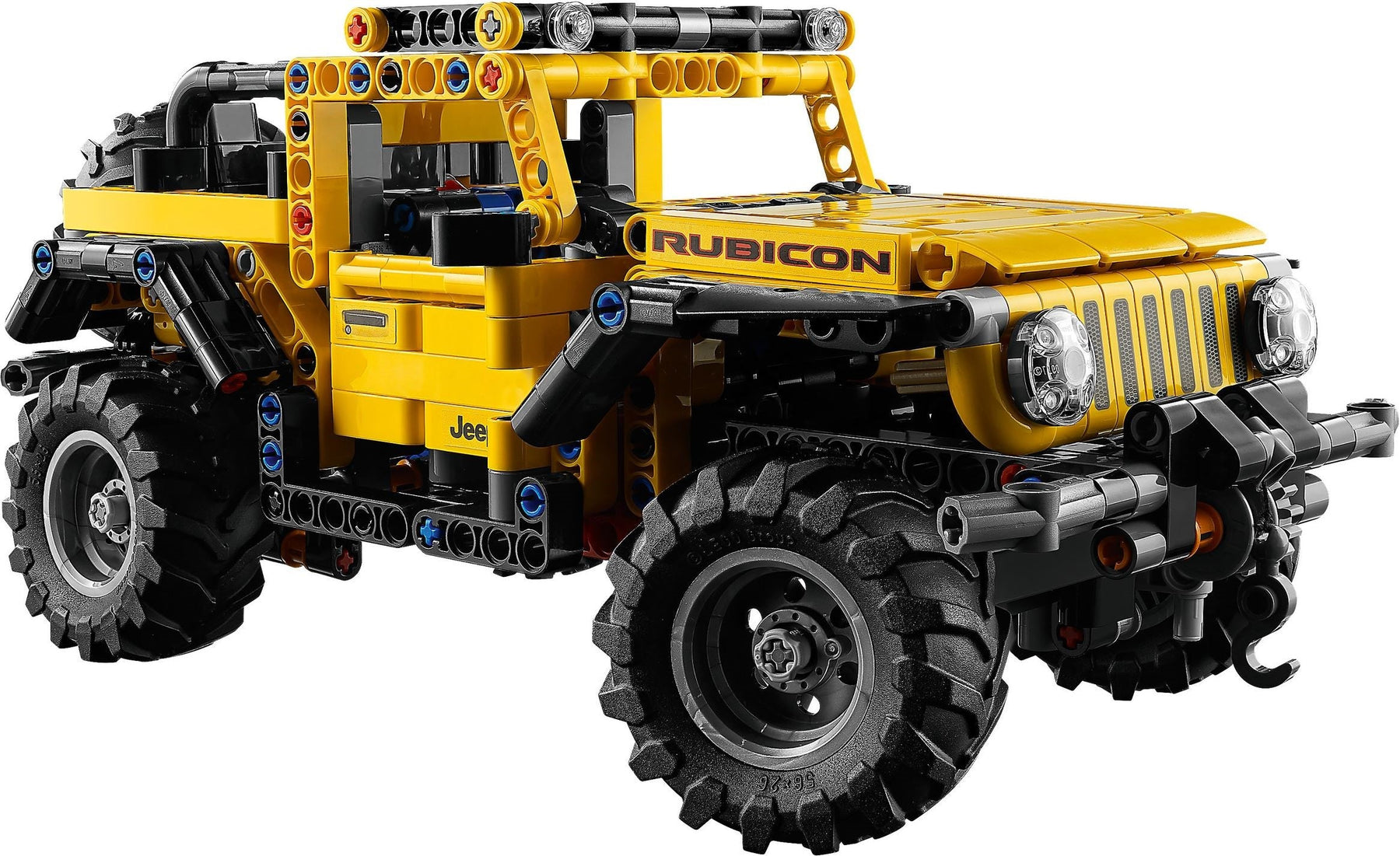 LEGO 42122 Technic Jeep Wrangler 4x4 Toy Car, Off Roader SUV Model Building Set - SuperSaverAU - view 7