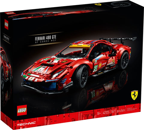 LEGO TECHNIC 42125 Ferrari 488 GTE ‘AF Corse #51’ - SuperSaverAU - view 1