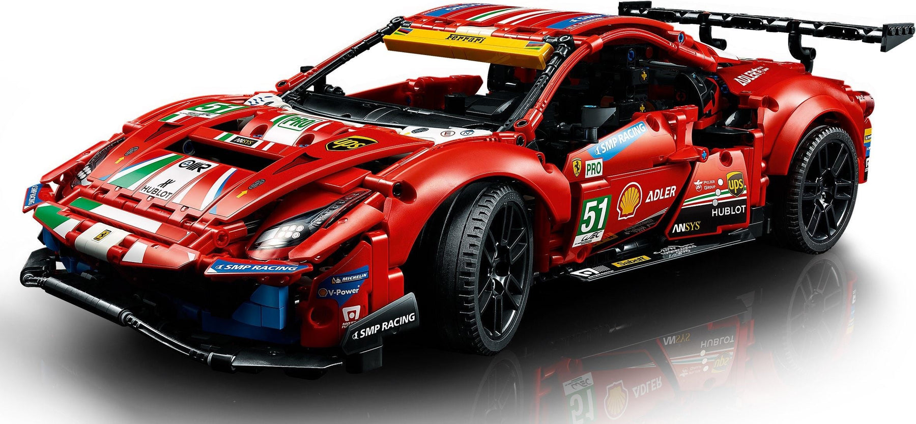 LEGO TECHNIC 42125 Ferrari 488 GTE ‘AF Corse #51’ - SuperSaverAU - view 2
