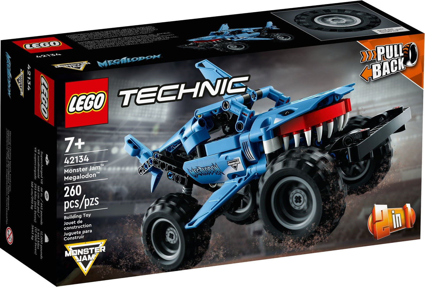 Lego Technic 42134 Monster Jam Megalodon - Auzzi Store