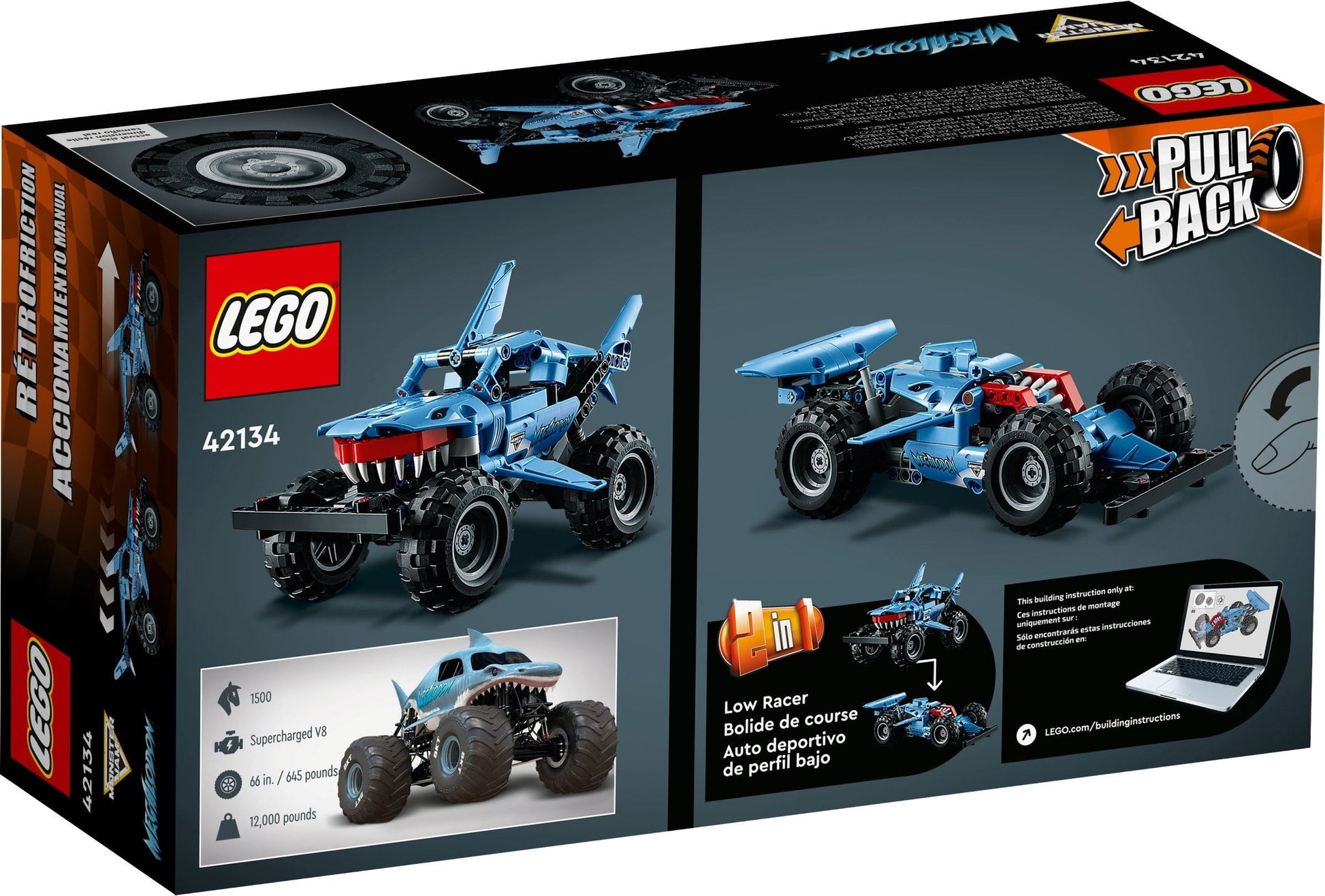 Lego Technic 42134 Monster Jam Megalodon - Auzzi Store