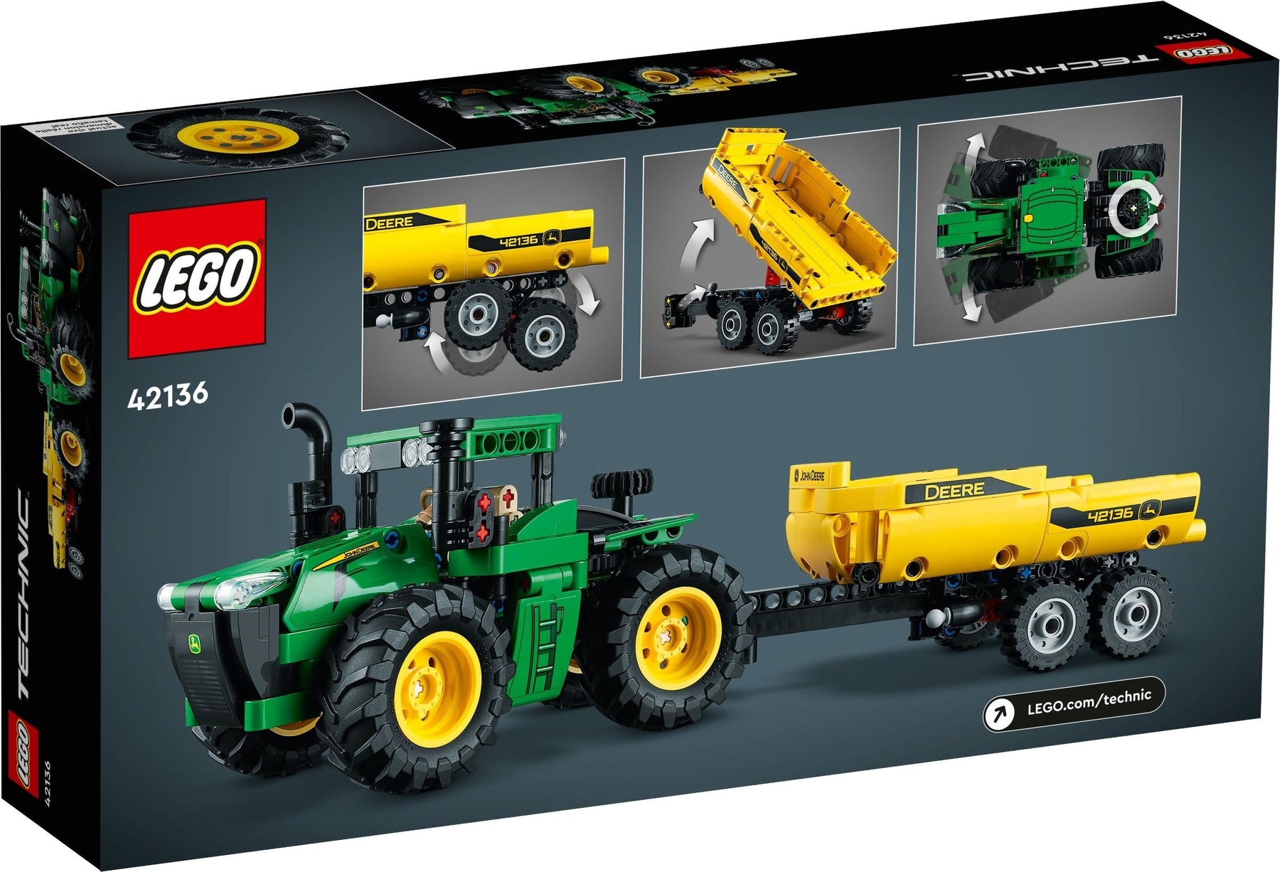 LEGO Technic Series 42136 John Deere 9620R 4WD Tractor - SuperSaverAU - view 7