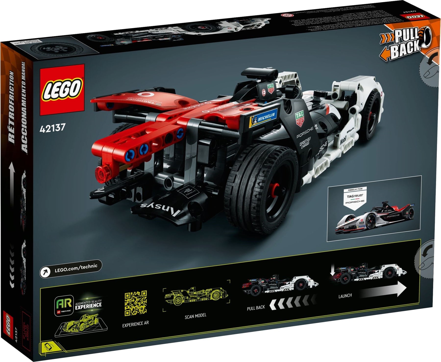 LEGO 42137 Technic Formula E Porsche 99X Electric Age 9+ - SuperSaverAU - view 6