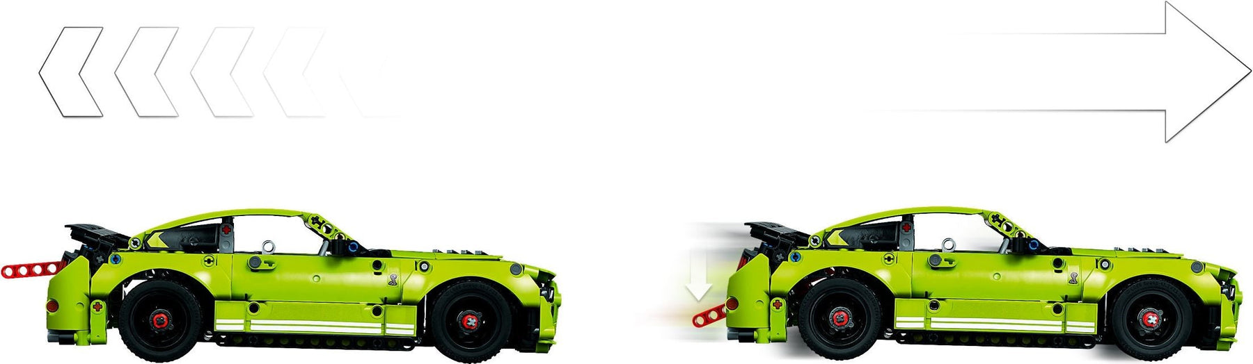 LEGO Technic: Ford Mustang Shelby GT500 [42138] - SuperSaverAU - view 5
