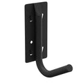 Rack It 1000kg Single Hook Black Steel Wall Mount