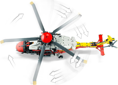 LEGO Technic Series 42145 Airbus H175 Rescue Helicopter- Auzzi Store