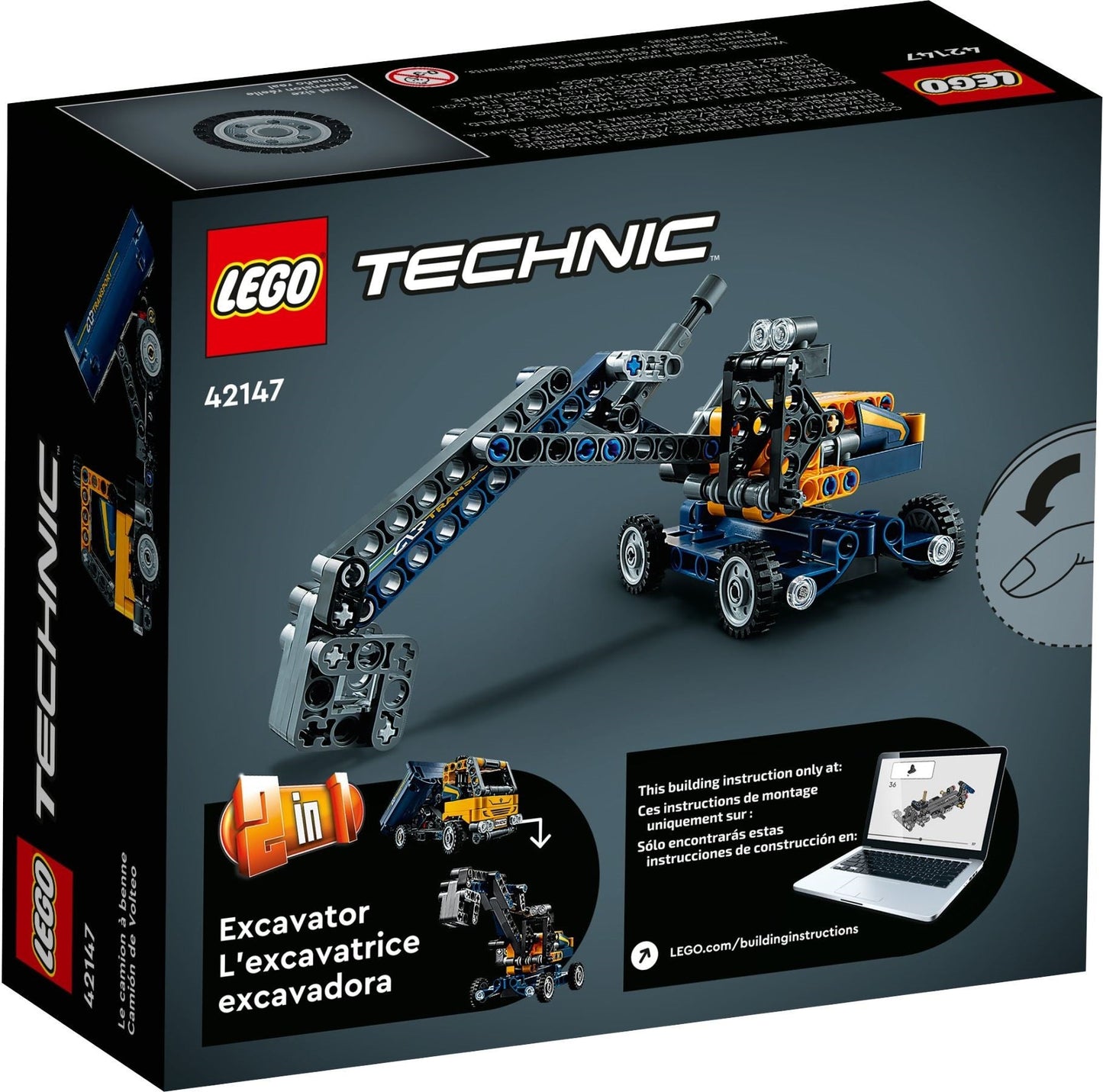 LEGO Technic Series 42147 Dump Truck- Auzzi Store