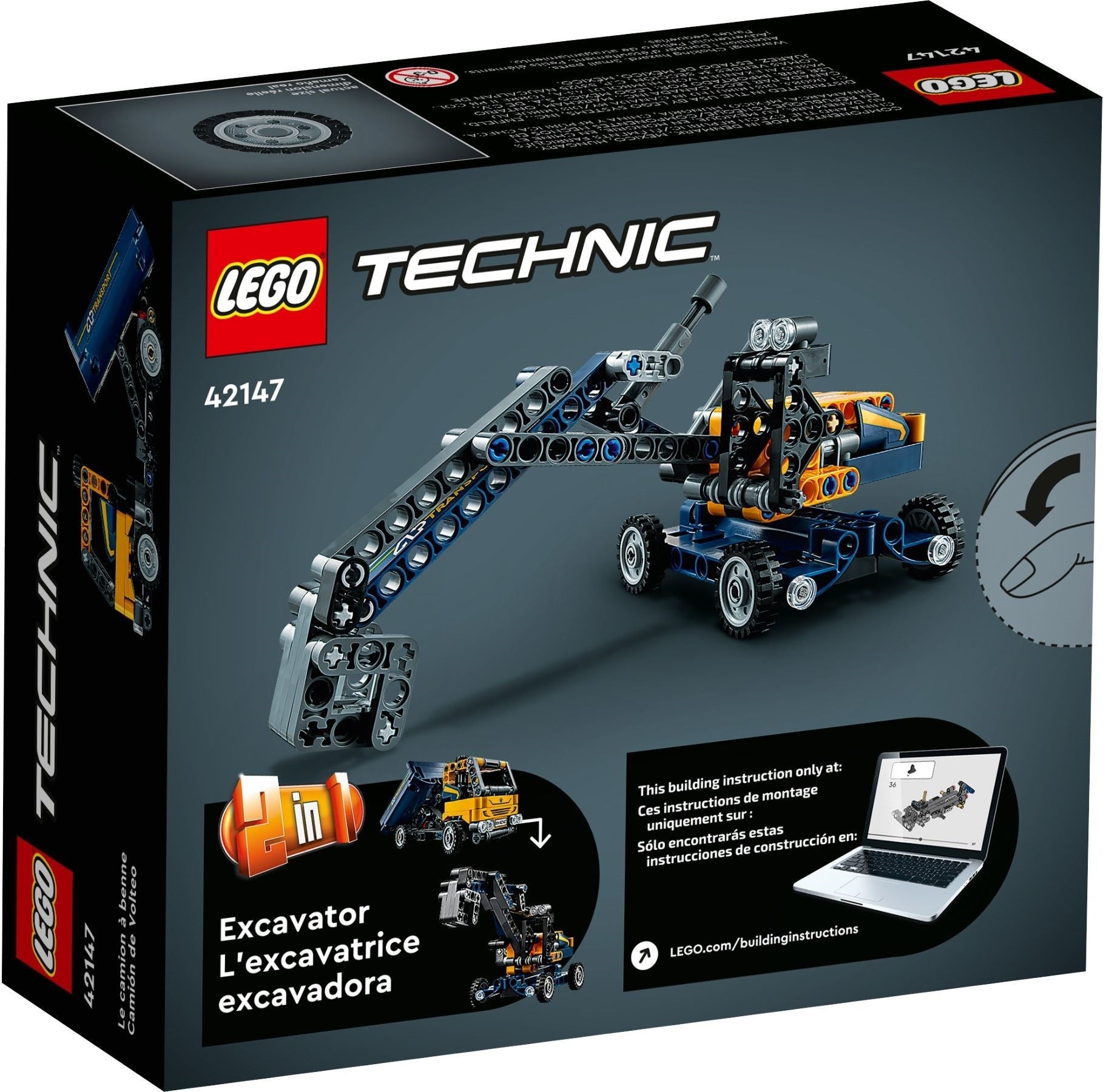 LEGO Technic Series 42147 Dump Truck- Auzzi Store