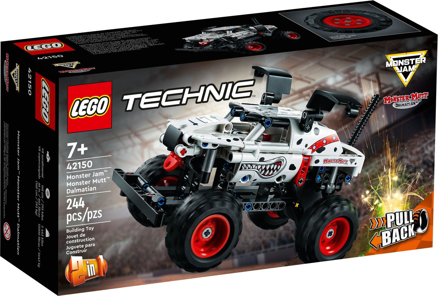 LEGO Technic Series 42150 Monster Jam™ Monster Mutt™ Dalmatian- Auzzi Store