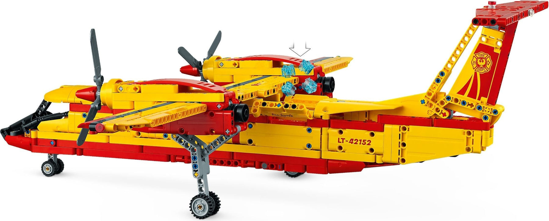 LEGO 42152 Firefighter Aircraft – Rescue Plane Playset - SuperSaverAU - view 4
