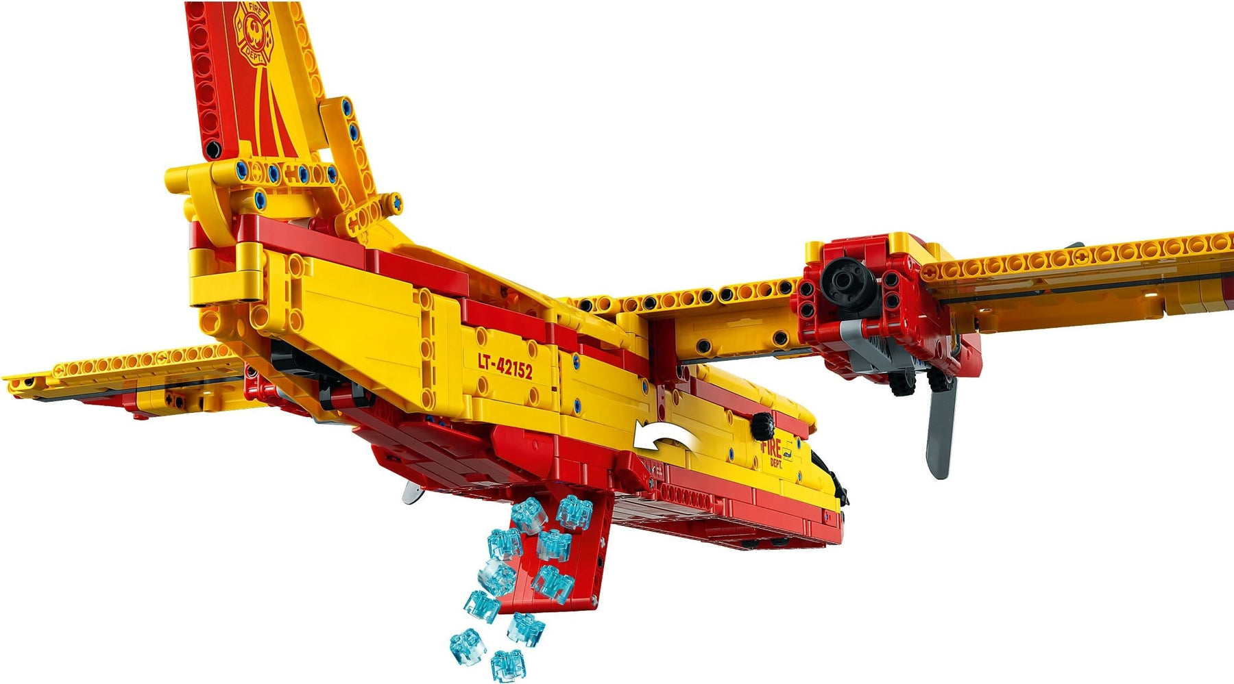 LEGO 42152 Firefighter Aircraft – Rescue Plane Playset - SuperSaverAU - view 5
