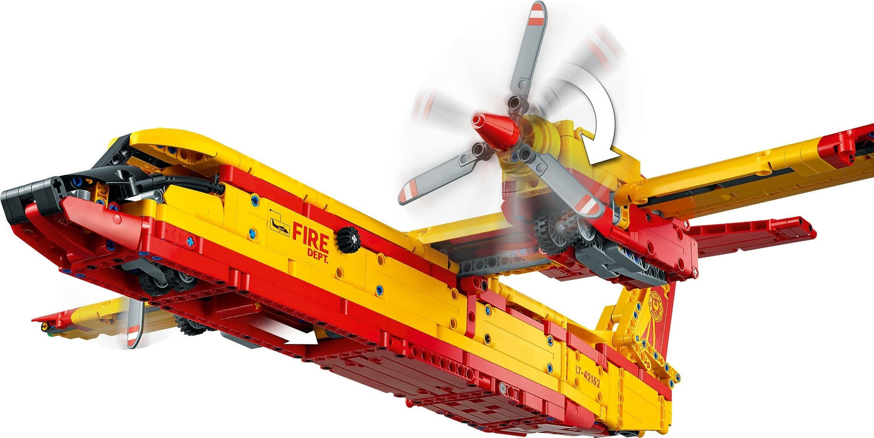 LEGO 42152 Firefighter Aircraft – Rescue Plane Playset - SuperSaverAU - view 6