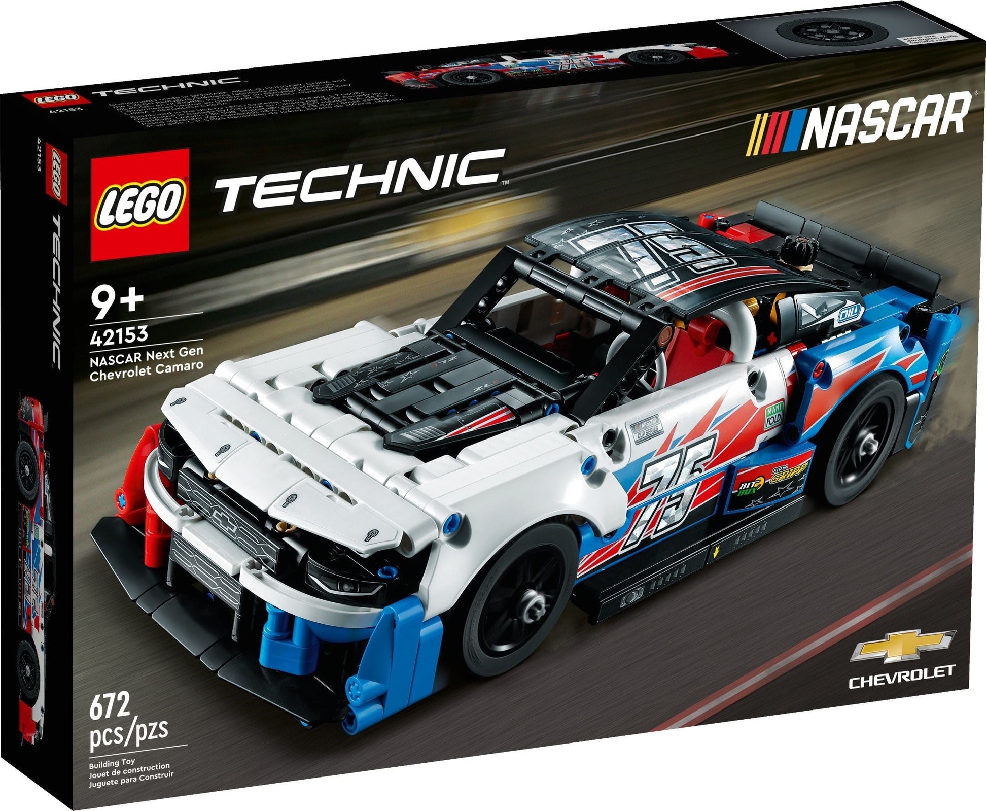 LEGO Technic Series 42153 NASCAR Next Gen Chevrolet Camaro ZL2- Auzzi Store