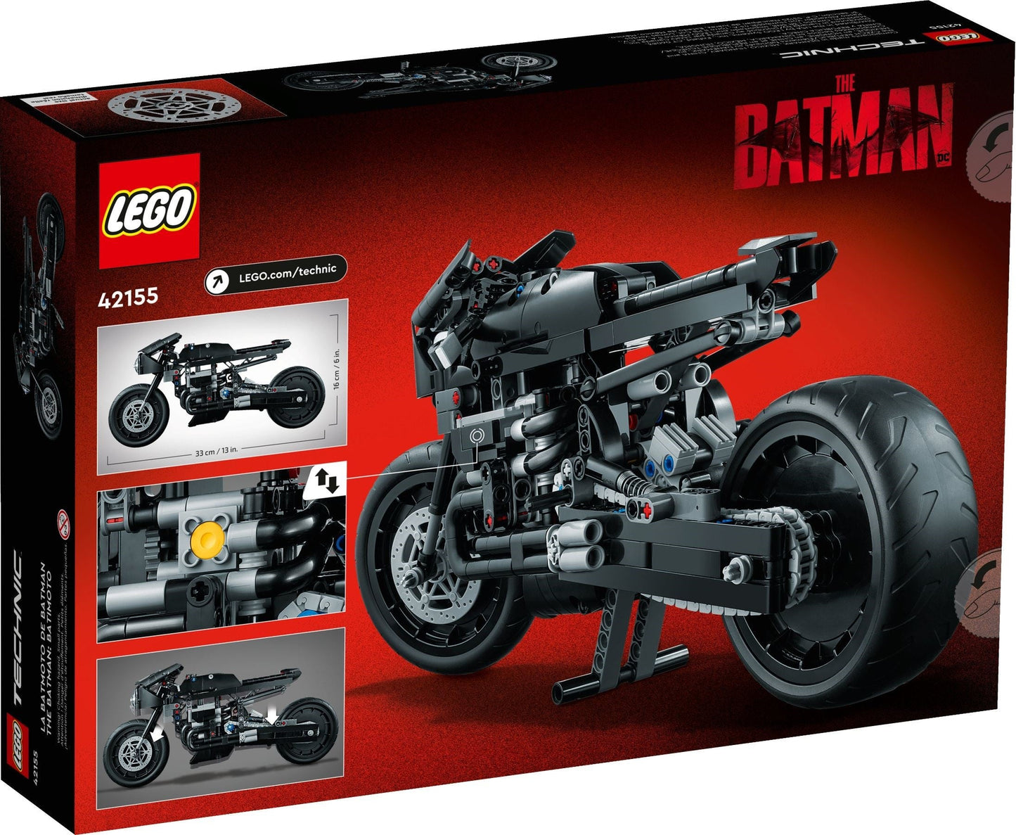 LEGO Technic Series 42155 THE BATMAN – BATCYCLE™- Auzzi Store