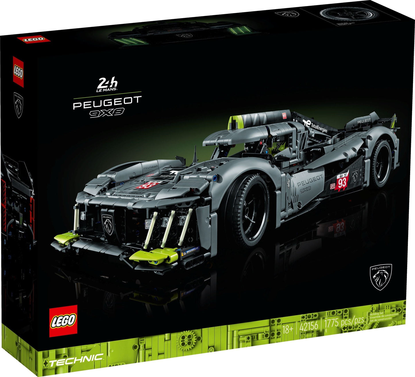LEGO Technic Series 42156 Peugeot 9X8 Hypercar- Auzzi Store