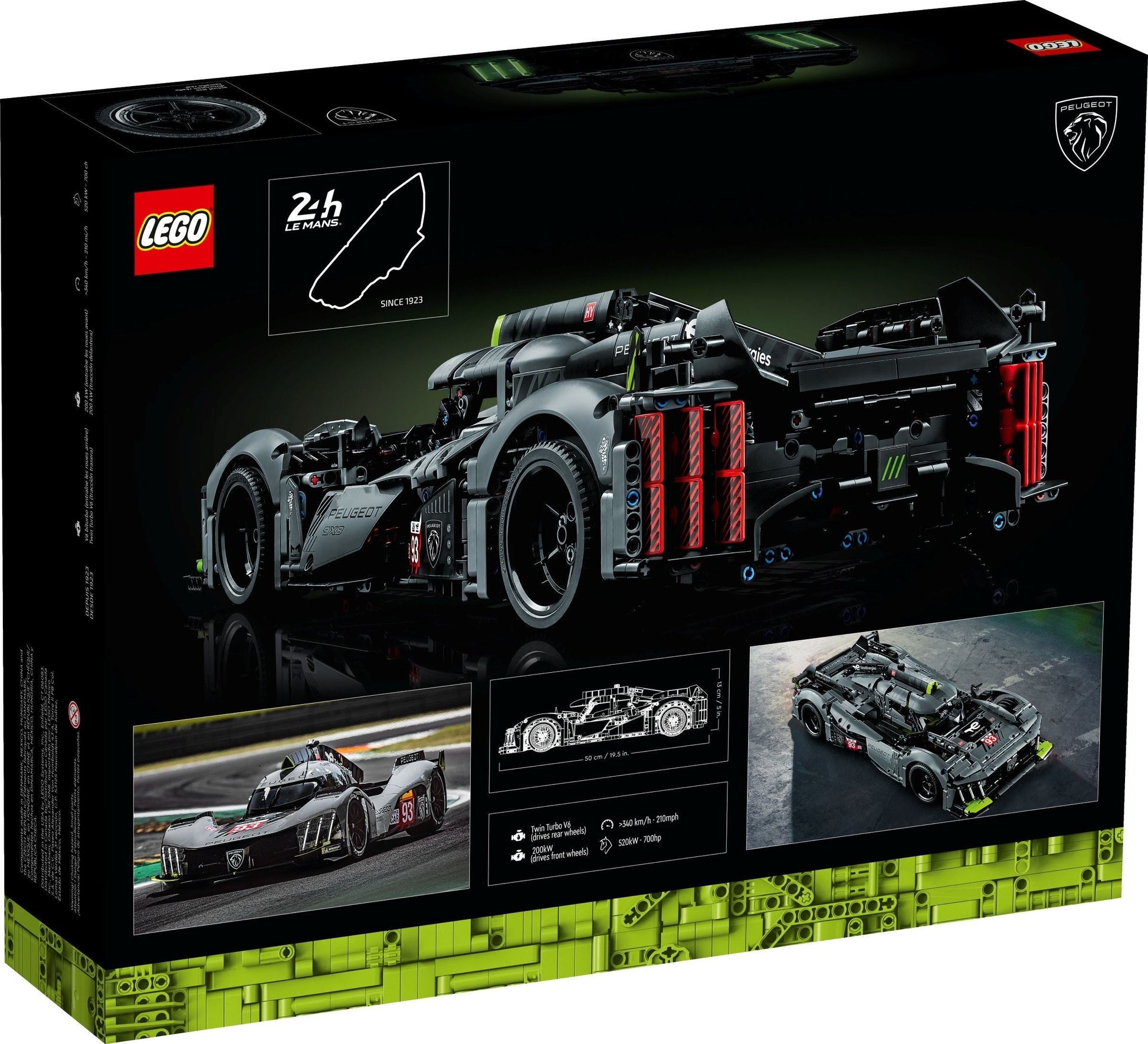 LEGO Technic Series 42156 Peugeot 9X8 Hypercar- Auzzi Store