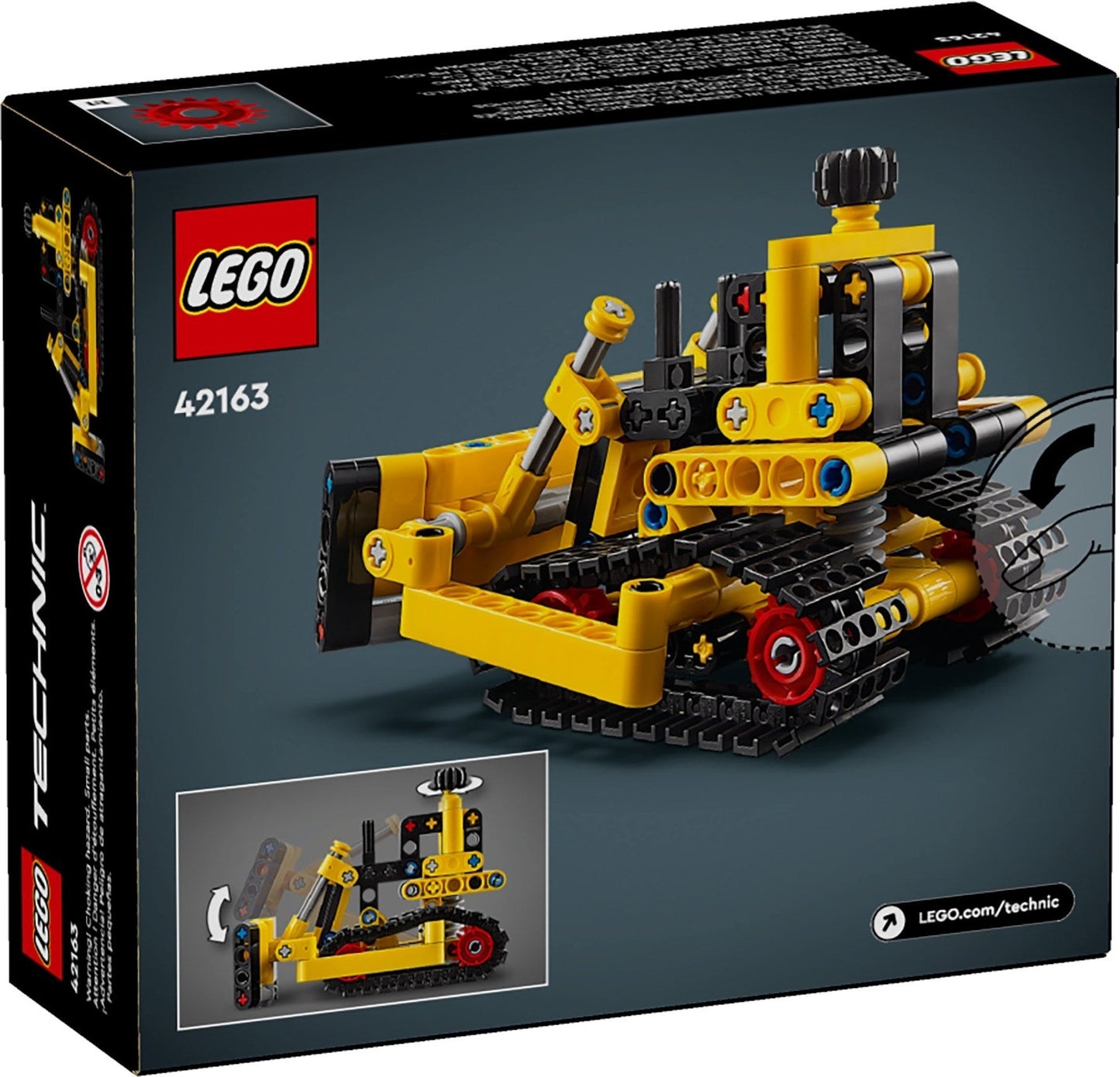 LEGO Technic Series 42163 Heavy-Duty Bulldozer- Auzzi Store