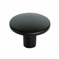 Taskmaster 37mm Matte Black Steel Cabinet Knob