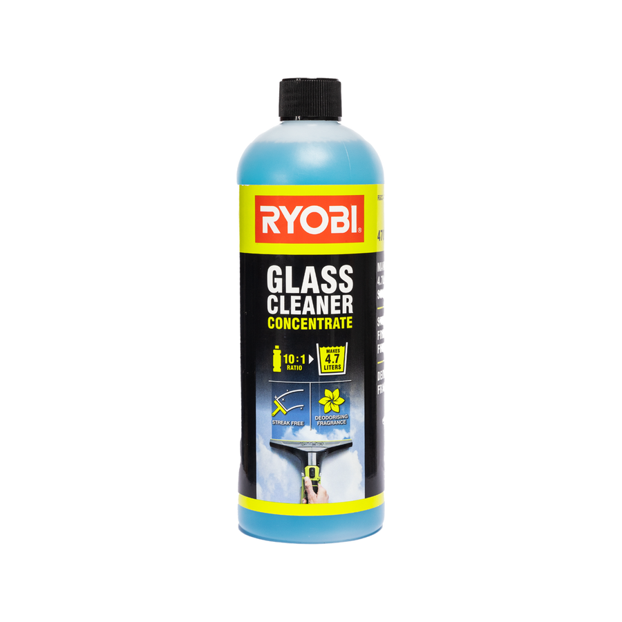 Ryobi Glass Cleaner Concentrate - 470ml - Streak-Free Finish - Deodorising - SuperSaverAU - view 1