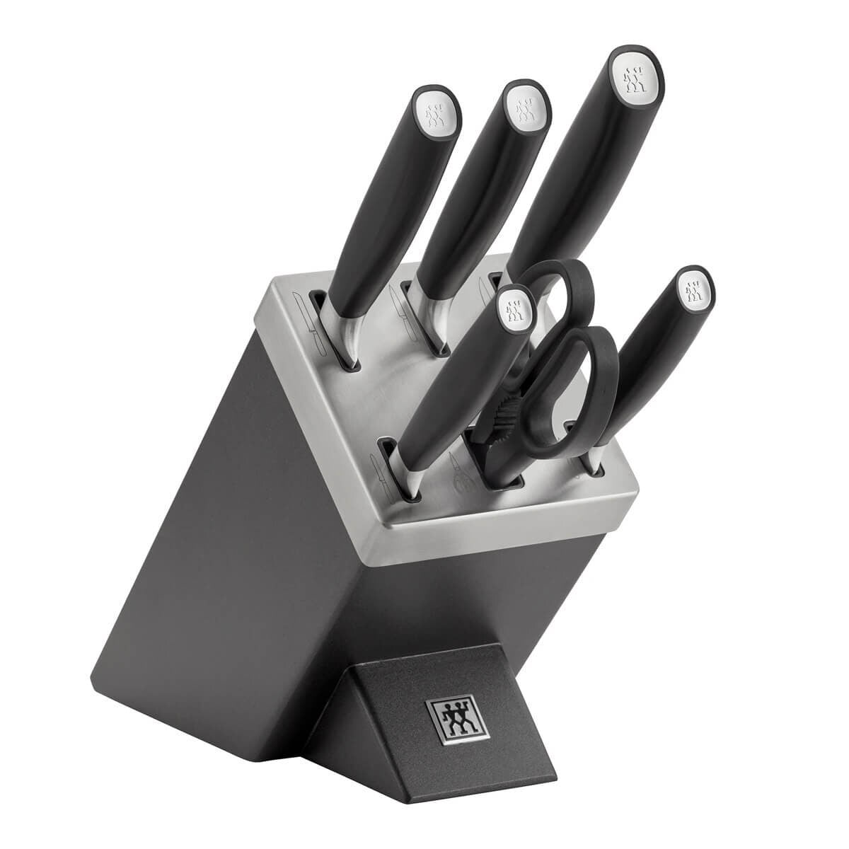 Zwilling All Star 5 Piece Knife Block Set - Ice-Hardened Blades and Self-Sharpening Block - 60489