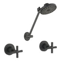 Mondella Wels Shower Set - 9L/min - Matte Black - All Directional - 304 Stainless Steel - SuperSaverAU - view 1