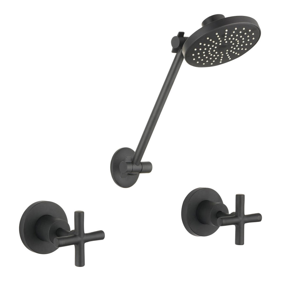 Mondella Wels Shower Set - 9L/min - Matte Black - All Directional - 304 Stainless Steel - SuperSaverAU - view 1