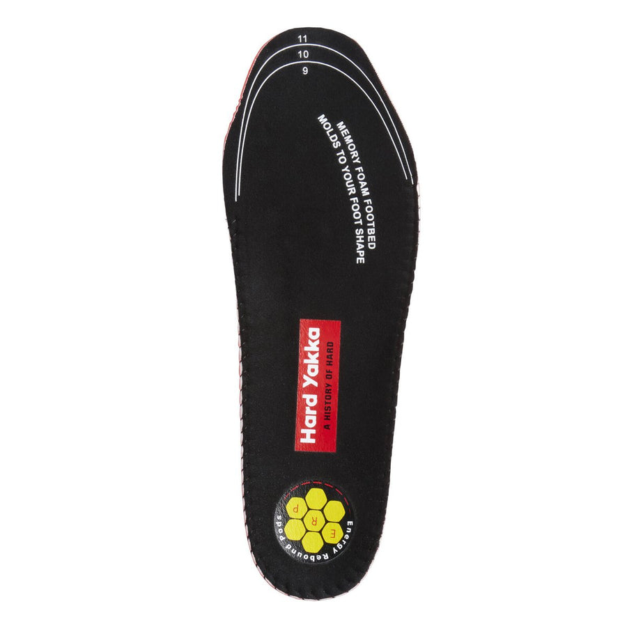 Hard Yakka Black Erp Footbed Size 6 8 - Comfort & Support - Black - SuperSaverAU - view 1