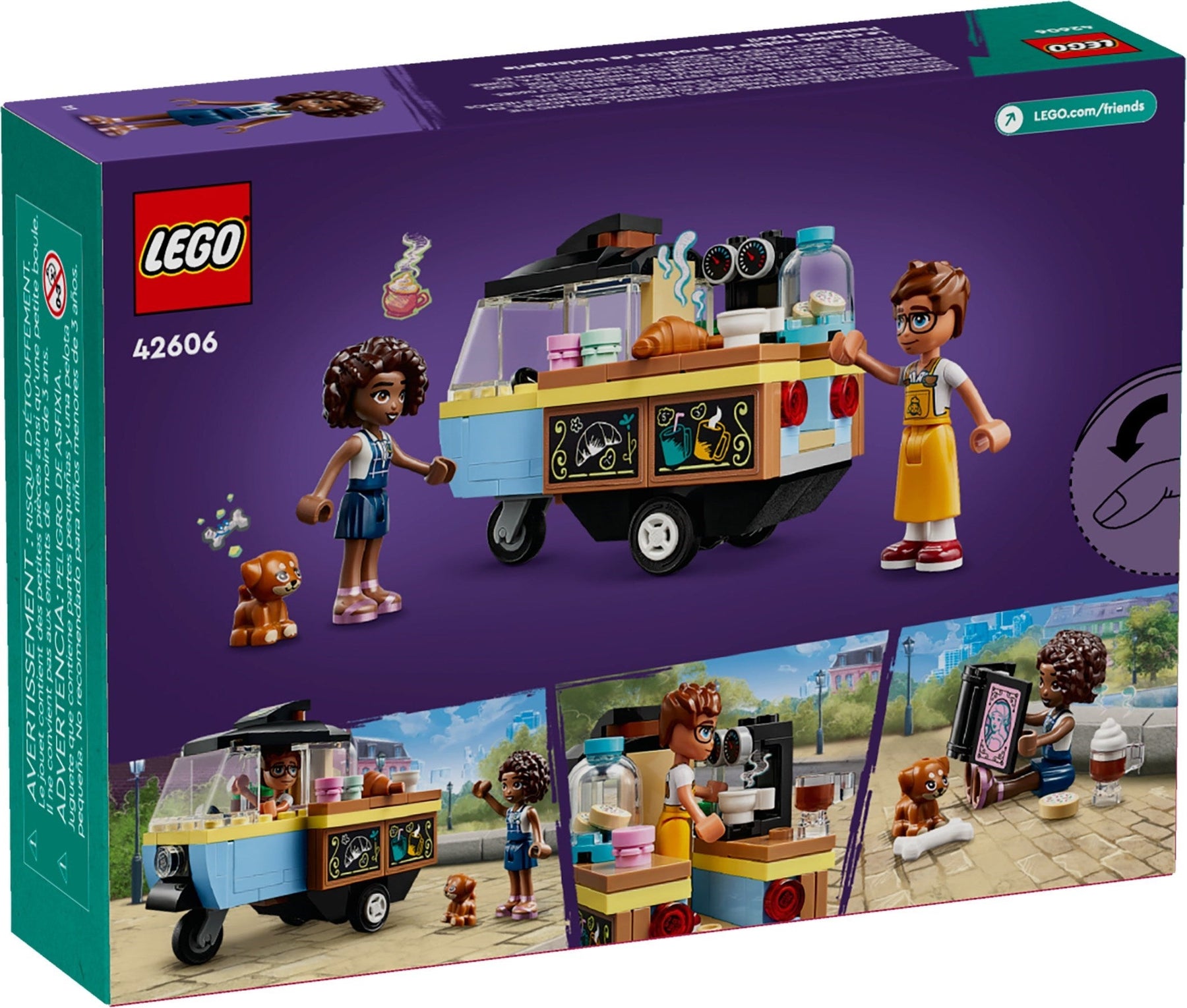 LEGO Friends 42606 Mobile Bakery Food Cart - SuperSaverAU - view 2