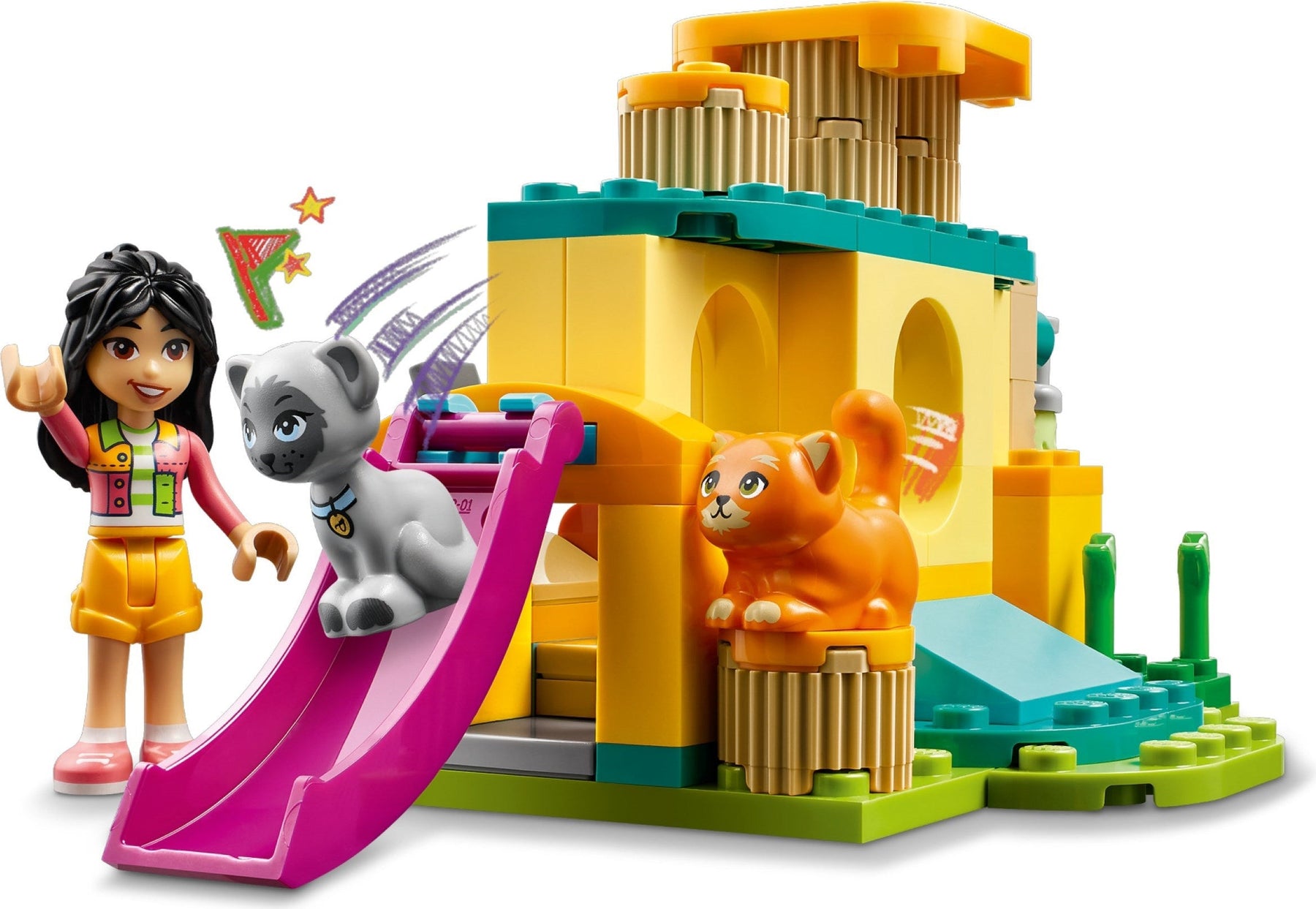 LEGO Friends 42612 Cat Playground Adventure - SuperSaverAU - view 2