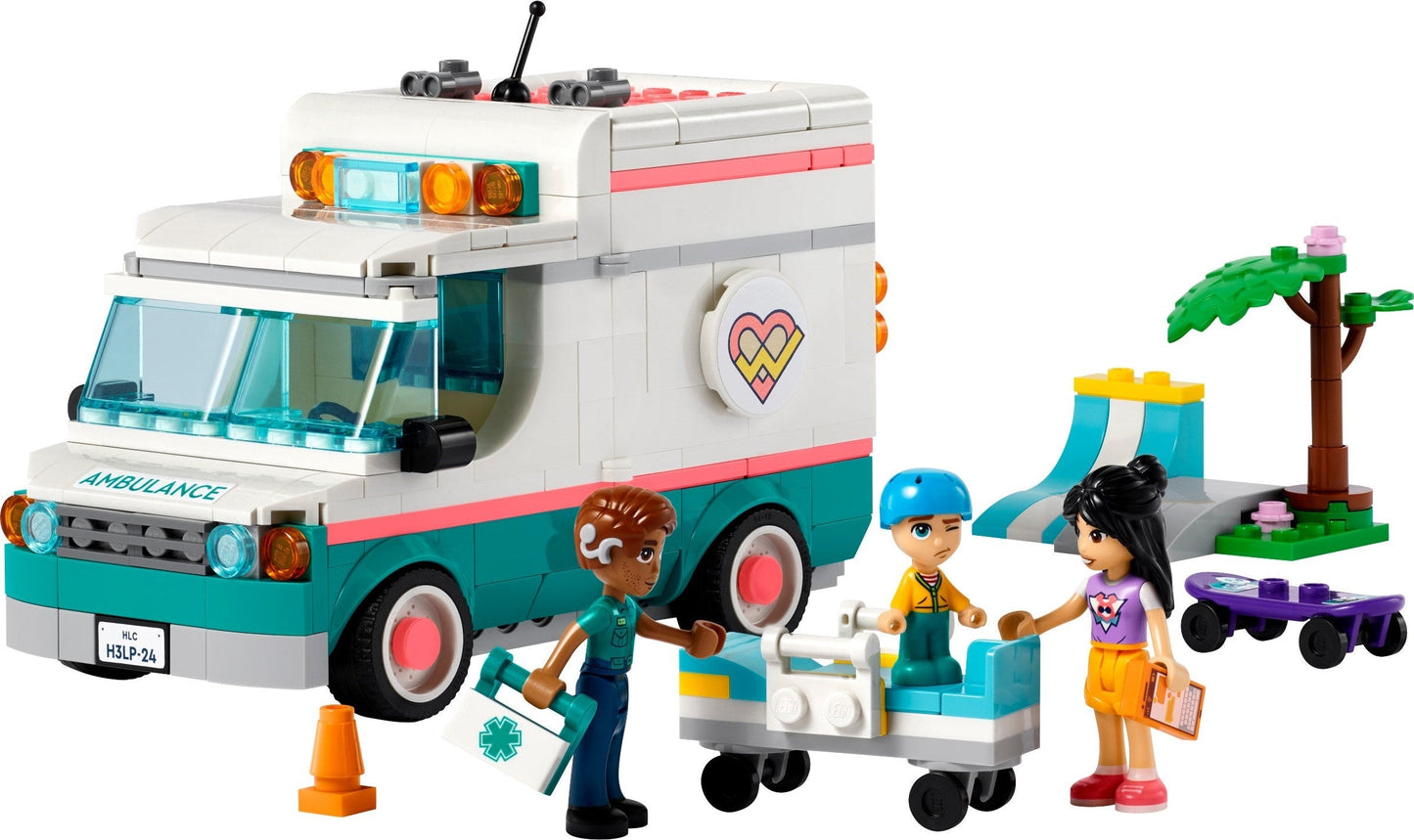 LEGO LEGO Friends Series 42613 Heartlake City Hospital Ambulance- Auzzi Store