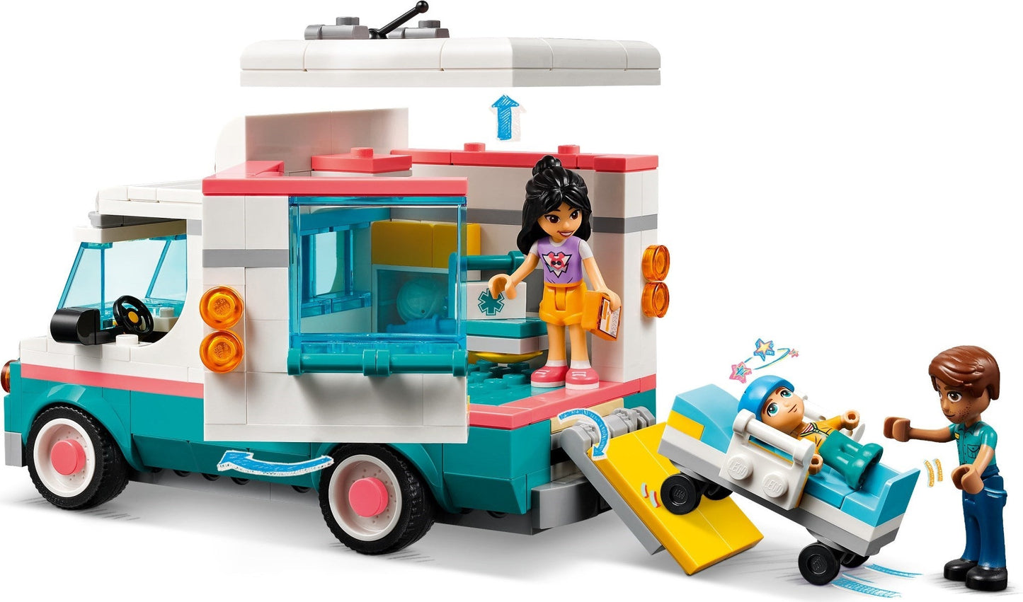 LEGO LEGO Friends Series 42613 Heartlake City Hospital Ambulance- Auzzi Store