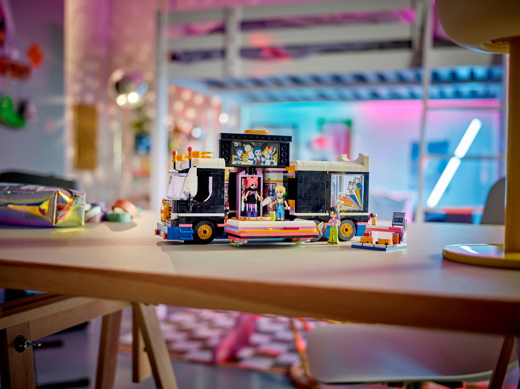 LEGO Friends Series 42619 Pop Star Music Tour Bus- Auzzi Store