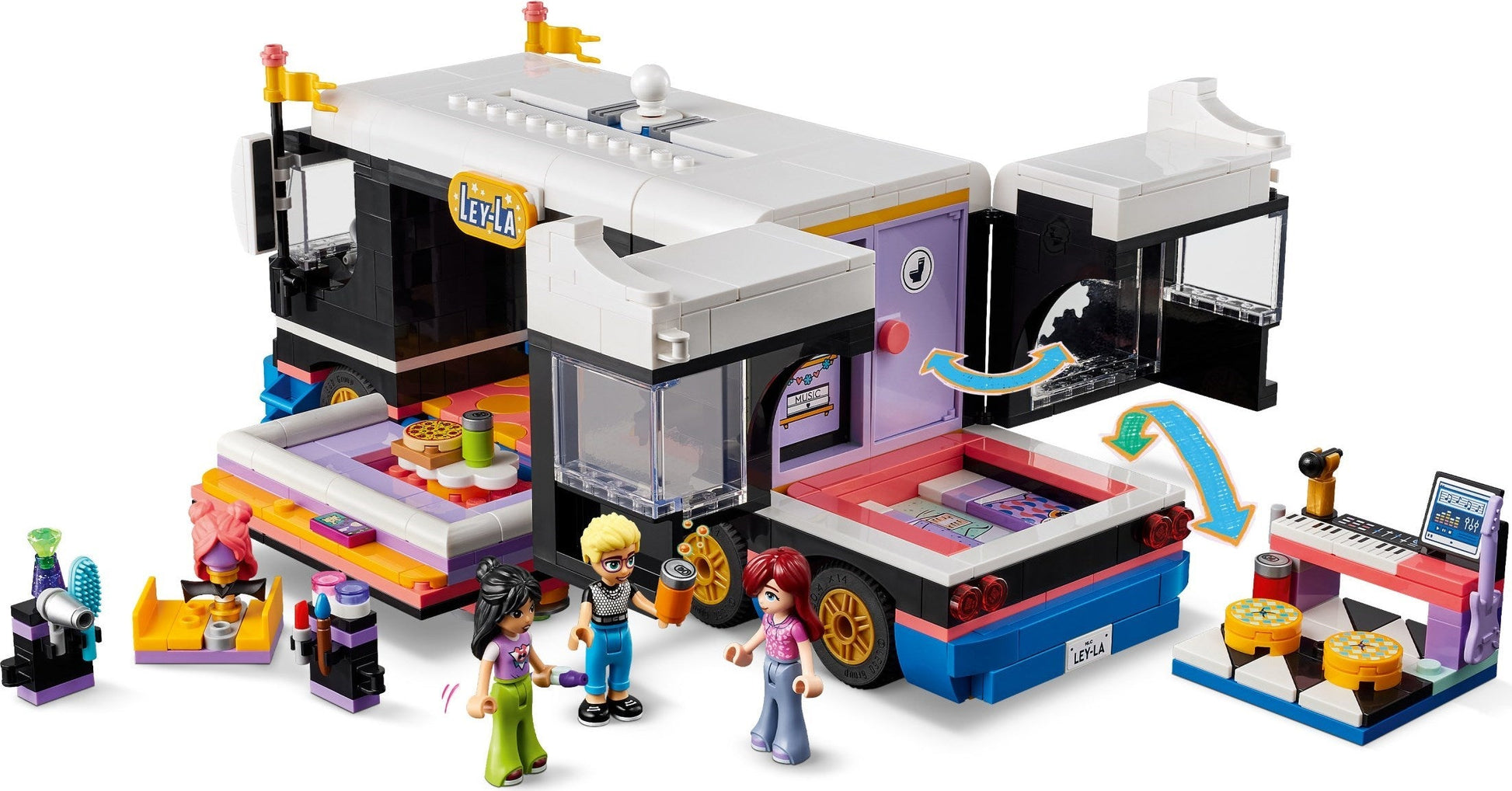 LEGO Friends Series 42619 Pop Star Music Tour Bus- Auzzi Store